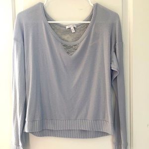 Delia’s Medium Lace Detail Top